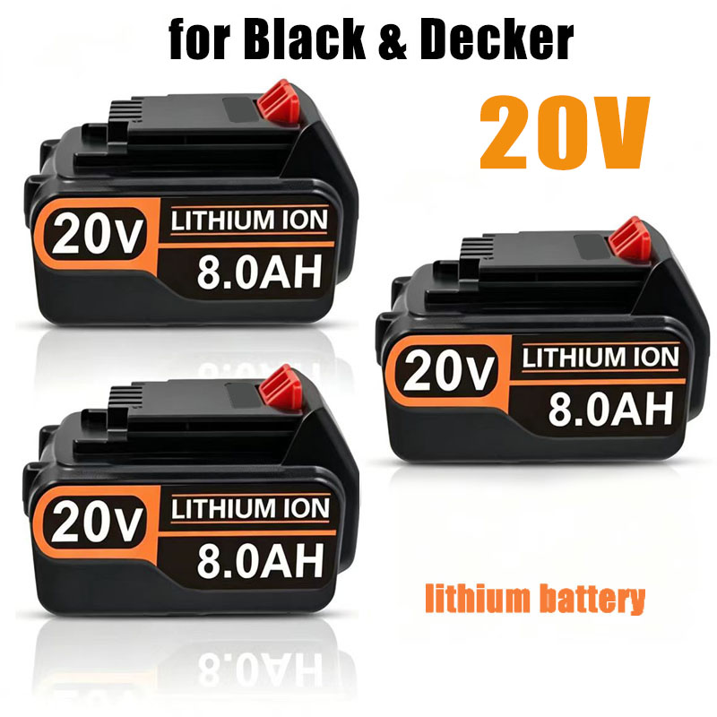 Black+Decker Tool 20V Max - 20V 3.0Ah 4.0Ah BL2018 Black &
