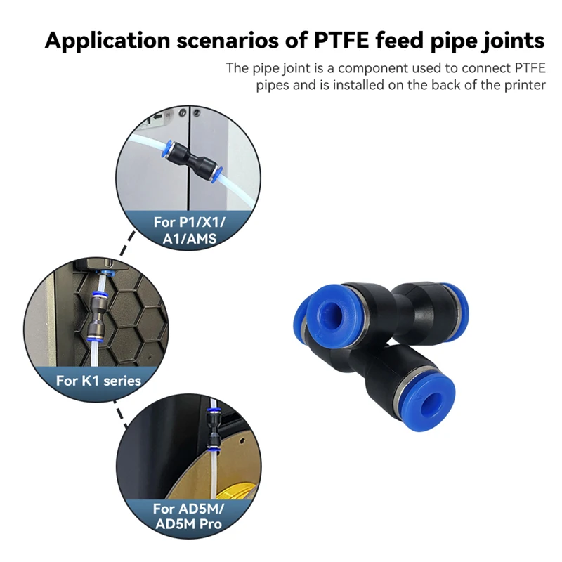 1/2/3 adet 3D Yazıcı PTFE Pnöm - Ptfe Tape Thread incelemesi ve fiyatı