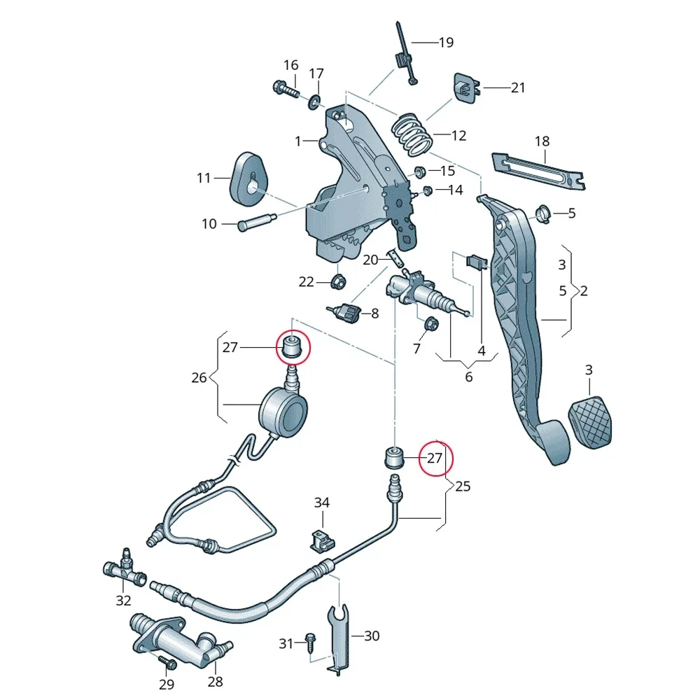 Fiat Ulysse Peugeot 806 1994-2 - Plastic Pipe Clip incelemesi ve fiyatı